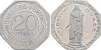 Deutschland, Nürnberg-Fürth 20 Pfennig Strassenbahnmarke / Albrecht Dürer -