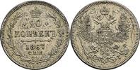 Russland, Alexander II. 20 Kopeken -