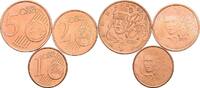 Frankreich 1+2+5 Cent -