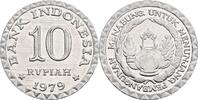 Indonesien 10 Rupiah 1979 vz/stfr 2,50 EUR prix TTC + 10,00 EUR frais d'envoi