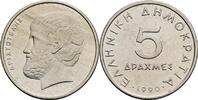 Griechenland 5 Drachmes 1990 ss/vz 2,50 EUR prix TTC + 10,00 EUR frais d'envoi