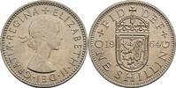 Großbritannien 1 Shilling 1964 ss+/vz 2,50 EUR prix TTC + 10,00 EUR frais d'envoi