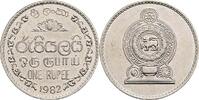 Sri Lanka 1 Rupee 1982 vz 2,50 EUR prix TTC + 10,00 EUR frais d'envoi