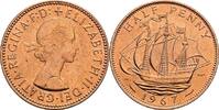 Großbritannien Half Penny Queen Elizabeth II. -