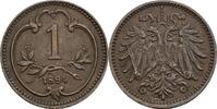Österreich, Kaiser Franz Joseph I., 1 Heller 1894 ss 2,50 EUR prix TTC + 10,00 EUR frais d'envoi