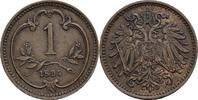 Österreich, Kaiser Franz Joseph I., 1 Heller 1894 ss 2,50 EUR prix TTC + 10,00 EUR frais d'envoi