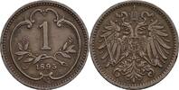 Österreich, Kaiser Franz Joseph I., 1 Heller 1895 ss 2,50 EUR prix TTC + 10,00 EUR frais d'envoi