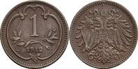 Österreich, Kaiser Franz Joseph I., 1 Heller 1912 ss 2,50 EUR prix TTC + 10,00 EUR frais d'envoi