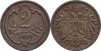 Österreich, Kaiser Franz Joseph I., 2 Heller 1912 ss 2,50 EUR prix TTC + 10,00 EUR frais d'envoi