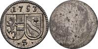 Erzbistum Salzburg, Schrattenbach 1753-1771 Pfennig -
