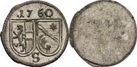 Erzbistum Salzburg, Schrattenbach 1753-1771 Pfennig -