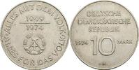 DDR 10 Mark 25-jähriges Bestehen der DDR -