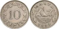 Malta 10 Cents 1972 TTB+