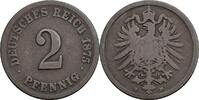 Deutsches Reich 2 Pfennig 1875 F s / TTB