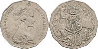 Australien 50 Cents 1971 ss 2,50 EUR prix TTC + 10,00 EUR frais d'envoi