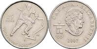 Kanada 25 Cents 2007 vz 2,50 EUR prix TTC + 10,00 EUR frais d'envoi