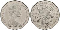 Australien 50 Cents 1982 vz 2,50 EUR prix TTC + 10,00 EUR frais d'envoi