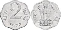 Indien 2 Paise 1977 ss 2,50 EUR prix TTC + 10,00 EUR frais d'envoi
