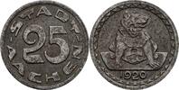 Aachen 25 Pfennig 1920 TTB