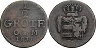 Oldenburg 1/2 Grote Paul Friedrich August (1829-1853) -