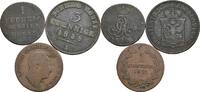 Altdeutschland Lot 3 Stück Münzen -