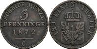 Preussen 3 Pfennige Wilhelm I. 1861-1888 -
