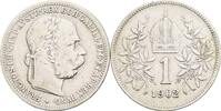 Kaisertum Österreich 1 Krone Kaiser Franz Joseph I. 1848-1916 -