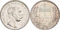 Kaisertum Österreich 1 Korona Kaiser Franz Joseph I. 1848-1916 -