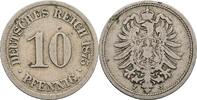 Deutsches Reich 10 Pfennig 1875 J s / TTB