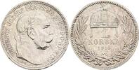 Kaisertum Österreich 1 Korona Kaiser Franz Joseph I. 1848-1916 -