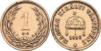 Kaisertum Österreich 1 Filler Kaiser Franz Joseph I. 1848-1916 -