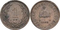 Kaisertum Österreich 1 Filler Kaiser Franz Joseph I. 1848-1916 -