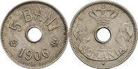 Rumänien 5 Bani 1906 J ss 2,50 EUR prix TTC + 10,00 EUR frais d'envoi