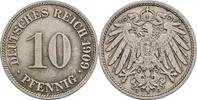 Deutsches Reich 10 Pfennig 1909 G TTB