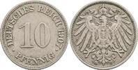 Deutsches Reich 10 Pfennig 1907 G TTB