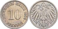 Deutsches Reich 10 Pfennig 1906 A TTB / SUP gereinigt