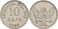 Fürstentum Montenegro 10 Para Nikola I. 1860-1918 -