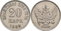 Fürstentum Montenegro 20 Para Nikola I. 1860-1918 -