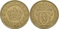 Dänemark 2 Kroner Christian X. 1912-1947 -