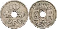 Dänemark 10 Öre Christian X. 1912-1947 -