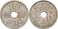 Dänemark 10 Öre Christian X. 1912-1947 -
