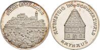 Deutschland, Altensteig im Schwarzwald Silbermedaille Stadt Altensteig im Schwarzwald / Rathaus -