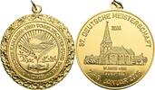 Deutschland, Coesfeld Medaille 57. Deutsche Meisterschaft Kanarien- und Vogelzucht -