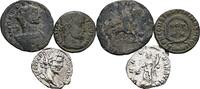 ROM, Kaiserzeit Lot 3 Stück Münzen Septimius Severus 193-211 -
