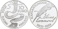 Finnland 10 Euro 200. Geburtstag von Elias Lönnrot -