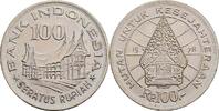 Indonesien 100 Rupiah 1978 ss+, Randfehler 2,50 EUR prix TTC + 10,00 EUR frais d'envoi