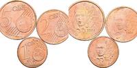 Frankreich 1+2+5 Cent -