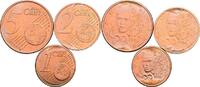 Frankreich 1+2+5 Cent -
