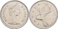 Kanada 25 Cents 1982 Elizabeth II. ss/vz 2,50 EUR prix TTC + 10,00 EUR frais d'envoi