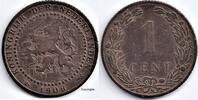 Netherlands Nederland 1906 1 Cent Wilhelmina F- -